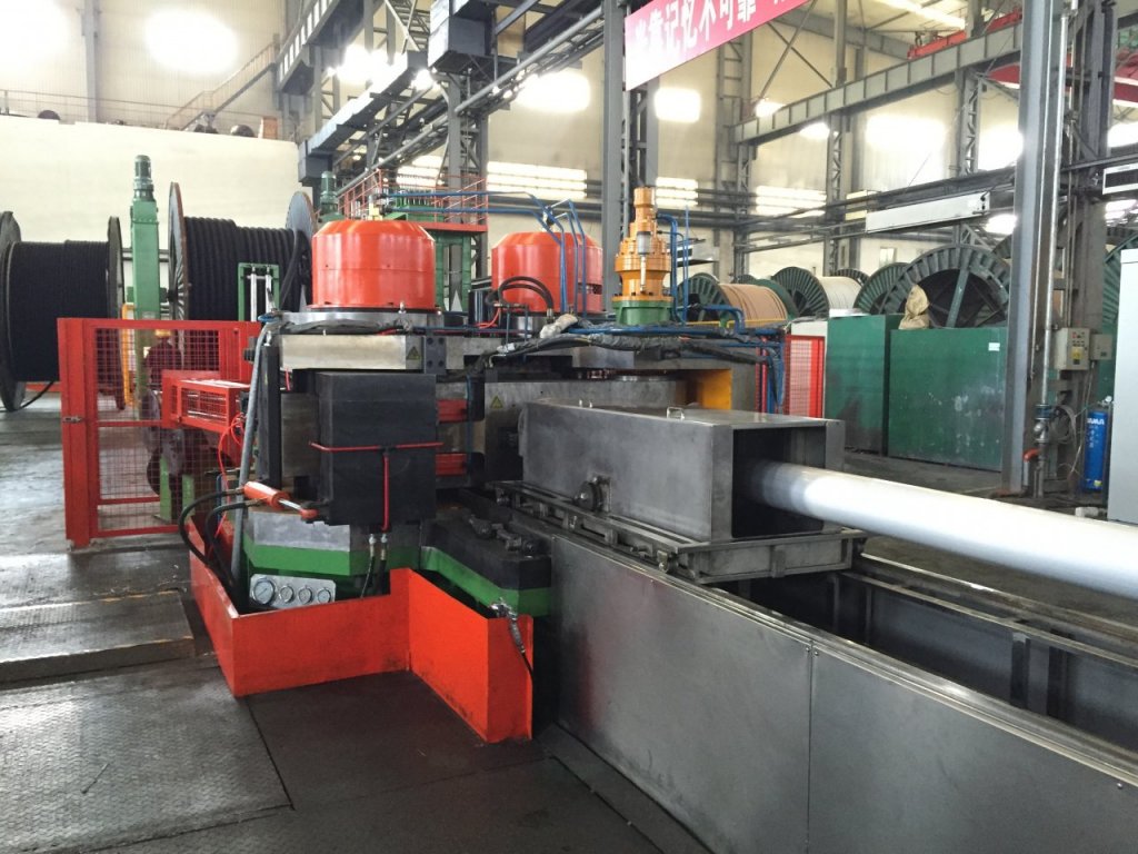 New process for aluminum sheathing of HV power cables WIRE