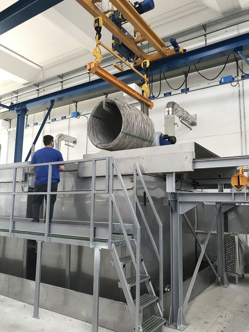 Anlagen zur Oberflächenbehandlung von Draht | Draht