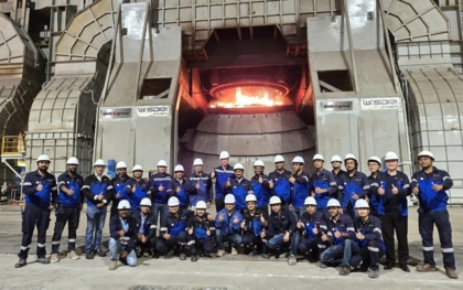 Extensive expansion of steelmaking plant in record time