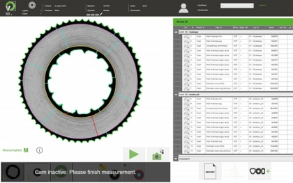 Optical measurement of insulated cables and wires