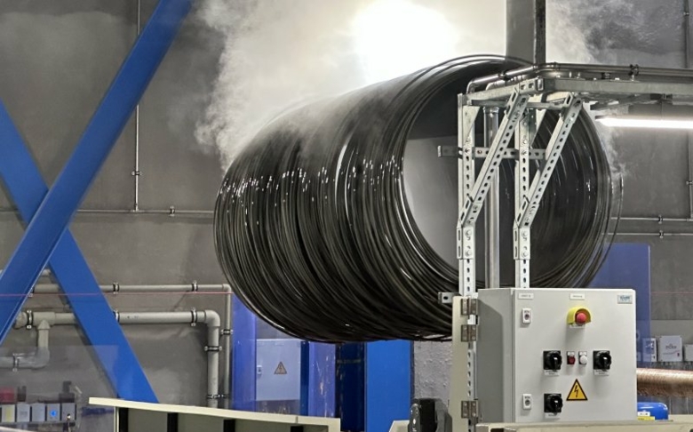 Neue Hochleistungs-Beizlinie erfolgreich in Produktion