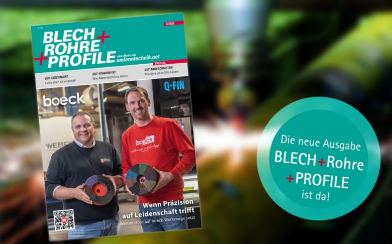 BLECH+ROHRE+PROFILE mit neuer Ausgabe am Start!