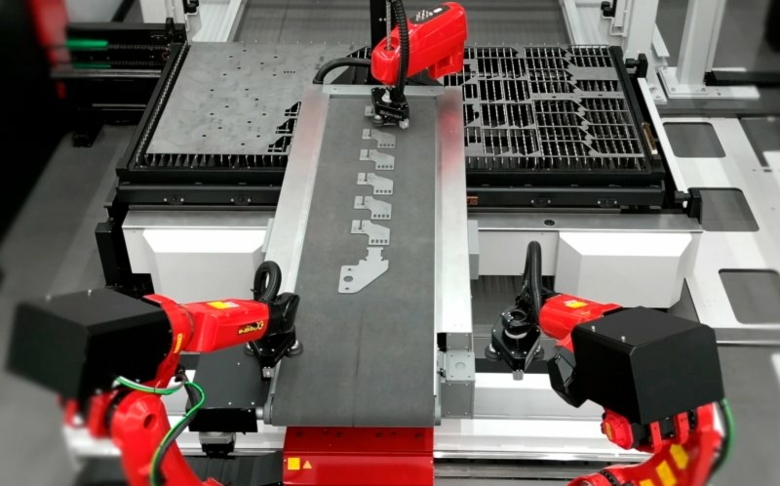 Lantek und TCI Cutting automatisieren Blech-Entladung