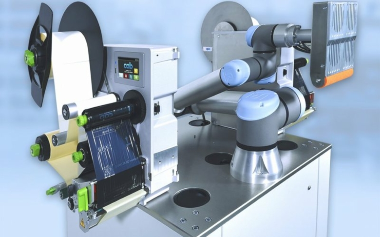 Kennzeichnung durch und durch, mit Etikett oder Laser